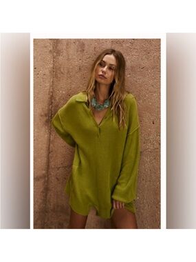 Free People Picnic Sweater Romper